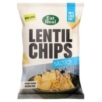 Eat Real GF - Lentil Chips Salted (10x95g)