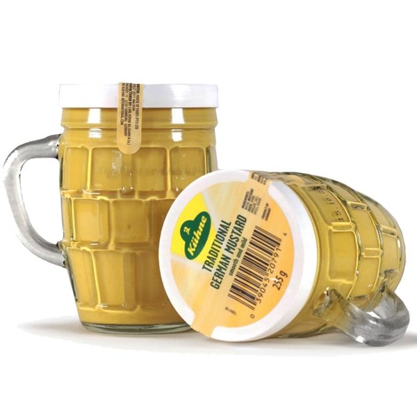 Kuhne - Beermug German Mustard 'Medium-Hot' (15x250ml)
