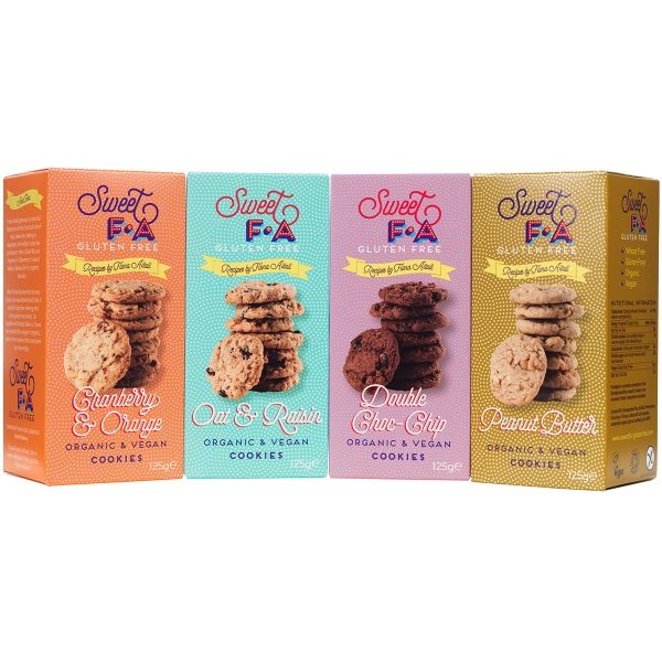 Sweet FA - Gluten Free Peanut Butter Cookies (12x125g)