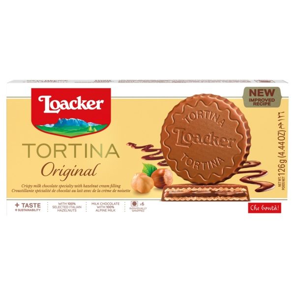 Loacker - TORTINA 'Original' Milk Chcolate Wafers (24x125g)