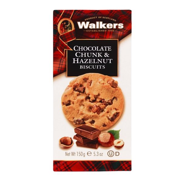 Walkers - Biscuits 'Choc Chunk & Hazelnut' (12x150g)