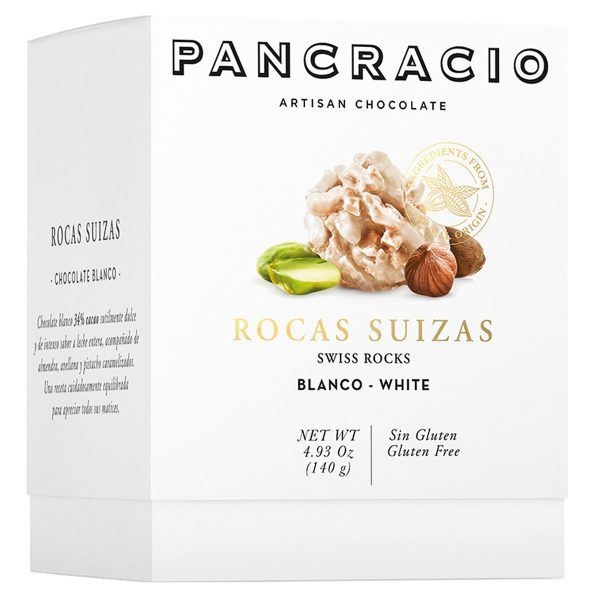 PANCRACIO - Swiss Rocks 'White Chocolate' (8x140g)