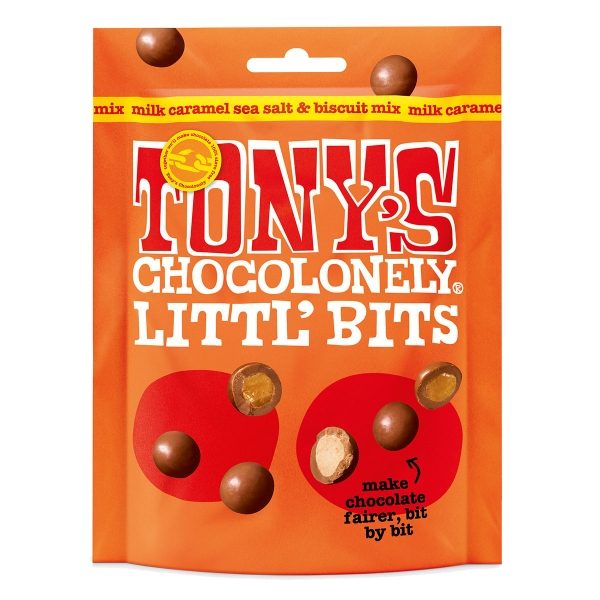 Tony's Chocolonely - Littl' Bits Caramel Sea Salt (8x100g)