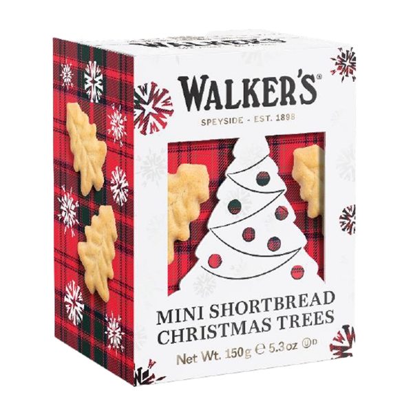 Walkers - '3D TREE' Christmas Tree Shortbread (10x150g)