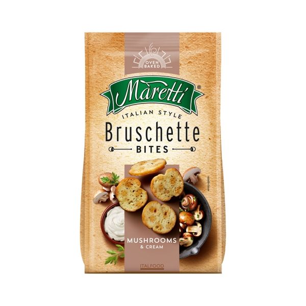 Maretti Bruschette - Mushrooms & Cream (15x70g)