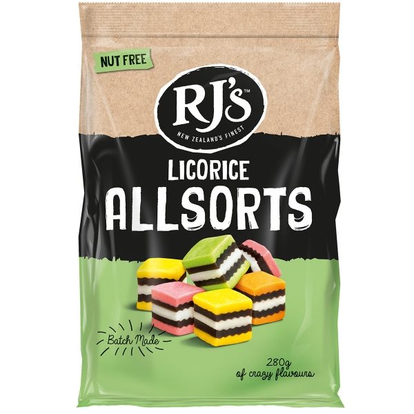 RJ's - Licorice Allsorts (12x280g)