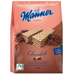 Manner - 'Share Bag' Chocolate Cream Wafers (12x200g)