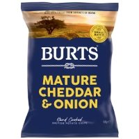 Burts GF LARGE - Vintage Cheddar & Spring Onion (10x150g)