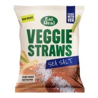 Eat Real GF - SMALL Veggie Straws Sea Salt (18x45g)