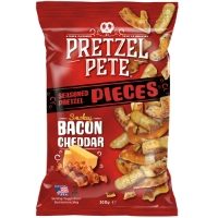 Pretzel Pete - Smokey Bacon Cheddar Pieces (8x160g)