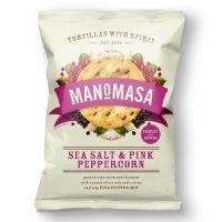 Manomasa Tortillas GF - Sea Salt & Pink Peppercorn (12x140g