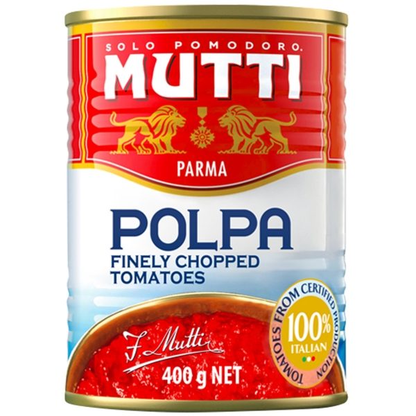 Mutti - POLPA Finely Chopped Tomatoes (12x400g)