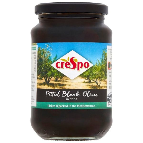 Crespo - Pitted Black Olives (8x354g)
