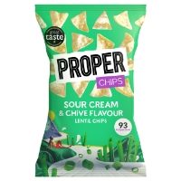 PROPER - CHIPS 'Sour Cream & Chive' Lentil Chips (8x85g)