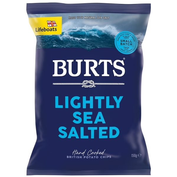 Burts GF LARGE - Sea Salt (10x150g)