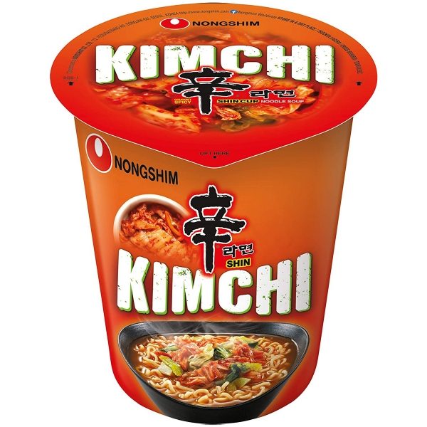 Nongshim - 'Cup' KIMCHI Noodle Soup (12x75g)