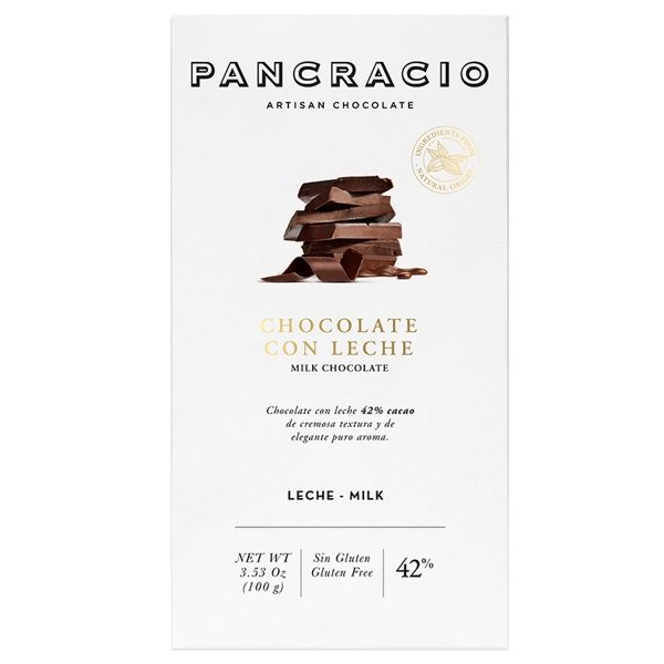 PANCRACIO - Milk Chocolate 42% Cocoa (20x100g)