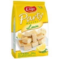 Lago - PARTY WAFERS Lemon (10x250g)