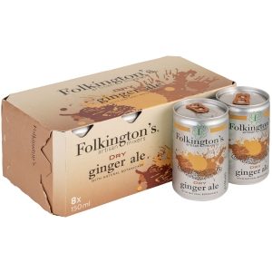 BBE 31/12/2024 *Folkington's - Dry Ginger Ale 'Fridge Pack