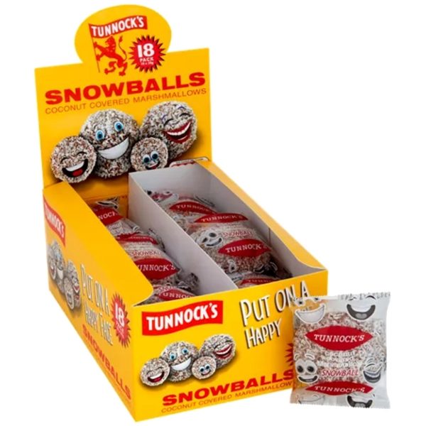 TUNNOCK'S - SINGLES Snowballs (18x30g)