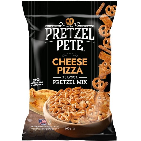 Pretzel Pete - Cheese Pizza Pretzel Mix (8x160g)