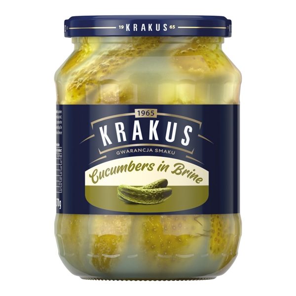 Krakus - Cucumbers in BRINE (6x630g)