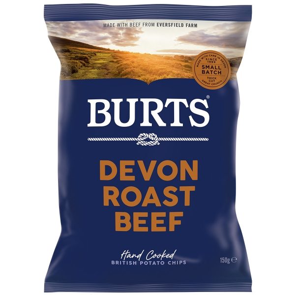 Burts GF LARGE - Devon Roast Beef (10x150g)