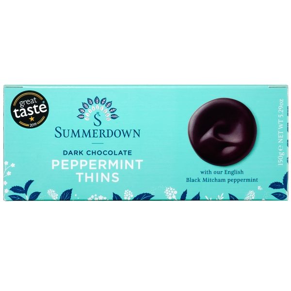 Summerdown - Dark Chocolate Peppermint 'THINS' (8x150g)