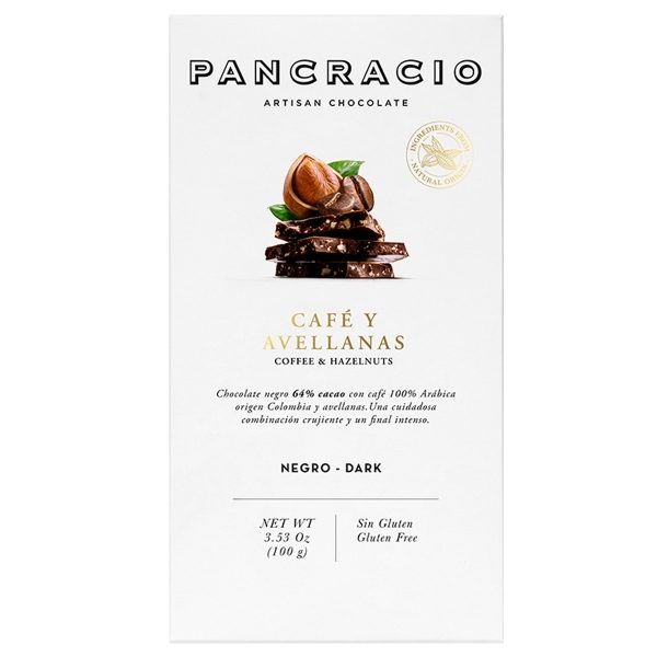 PANCRACIO - Caramelized Hazelnuts & Arabica Coffee (20x100g)