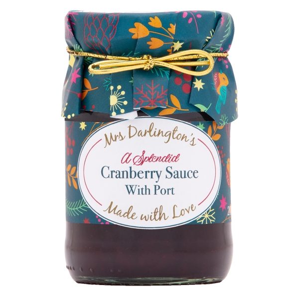 Mrs Darlington - 'a splendid Cranberry Sauce & Port (6x200