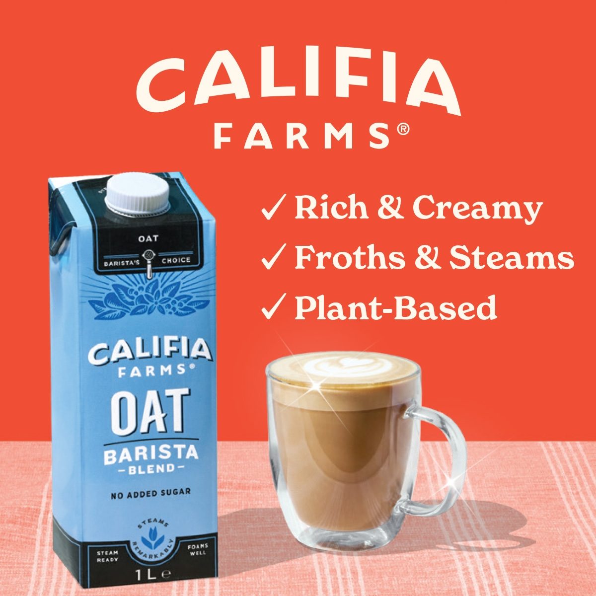 Califia Farms Oat Barista Blend X Ltr Auguste Noel Ltd