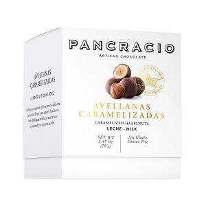 PANCRACIO - MINI BOX Caramelised Hazelnuts 'Milk Choc (24x70
