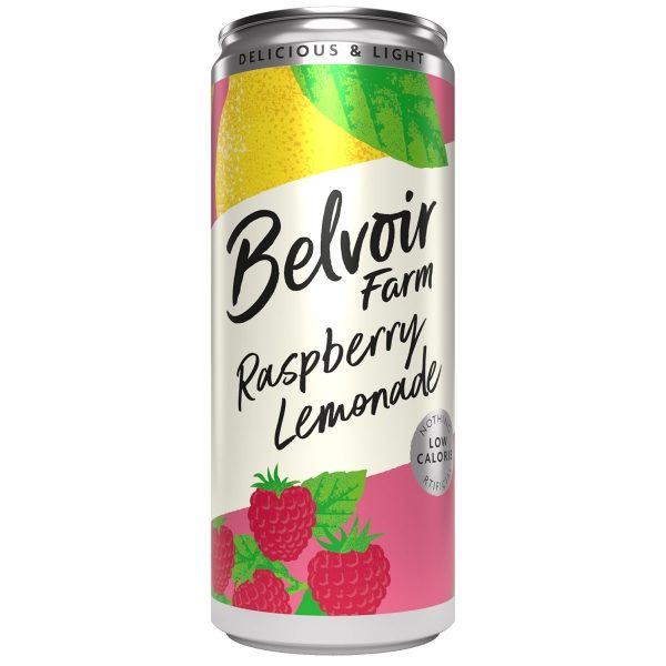 Belvoir Farm - 'Cans' Raspberry Lemonade (12x330ml)