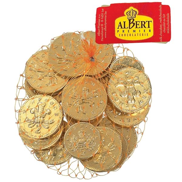 Albert - Foiled UK Milk Chocolate Coins (25x100g)
