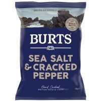 Burts GF LARGE - Sea Salt & Crushed Peppercorn (10x150g)