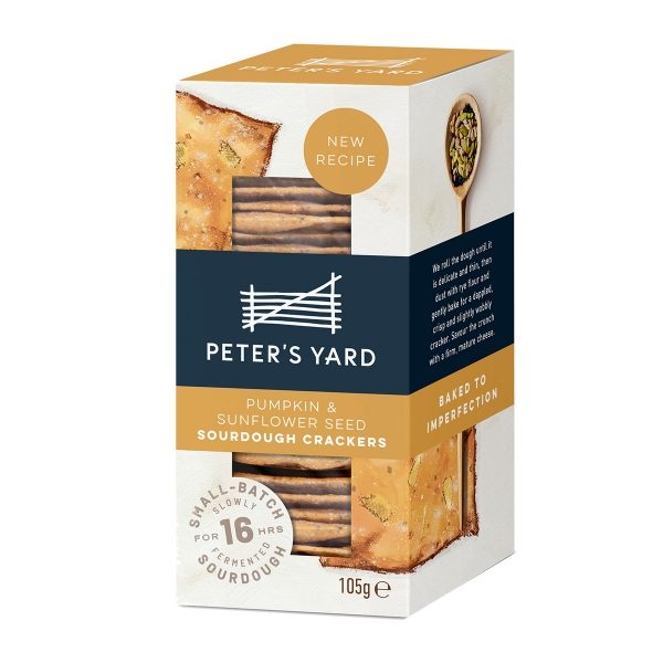 Peter's Yard - Pumpkin & Sunflower Seed Crackers (8x105g)