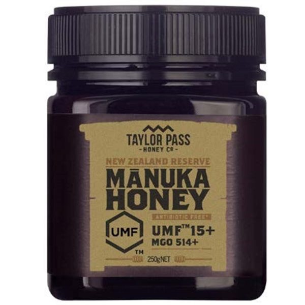 Taylor Pass Honey - MANUKA UMF15+, MGO514+ (6x250g)