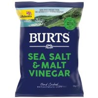 Burts GF LARGE - Sea Salt & Malted Vinegar (10x150g)