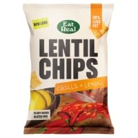 Eat Real GF - Lentil Chips Chilli & Lemon (10x95g)