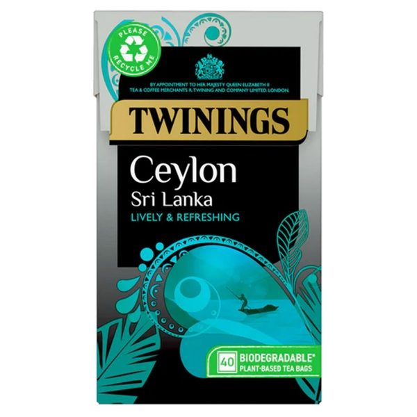 Twinings Tea Bags - 'Ceylon' (4x40's)