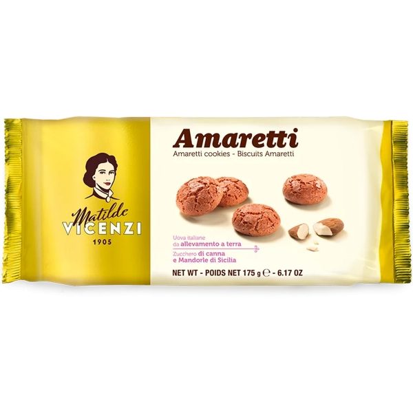 Vicenzi - 'Amaretto D'Italia' Crunchy Amaretti (12x200g)