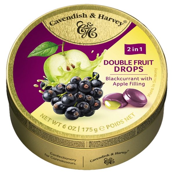 Cavendish & Harvey - Double Fruit B'currant & Apple (9x175g)