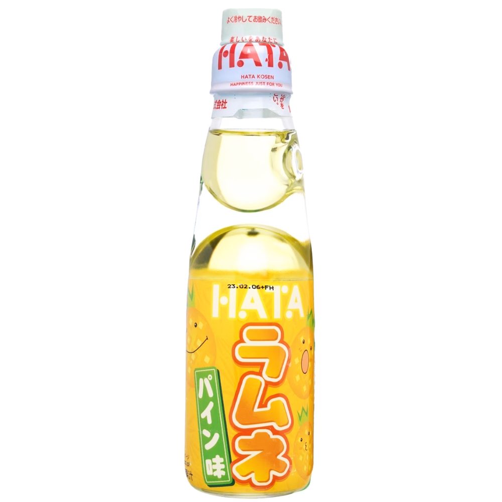 Hatakosen Ramune - Pineapple Soda (30x200ml) - Auguste Noel Ltd