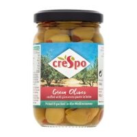 Crespo - Green Olives with Pimiento (6x198g)