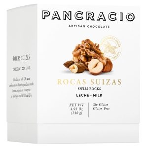 PANCRACIO - Swiss Rocks 'Milk Chocolate' (8x140g)