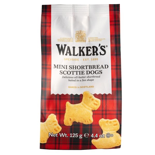 Walkers - Mini Scottie Dog Shortbread 'Grab bags' (12x125g)