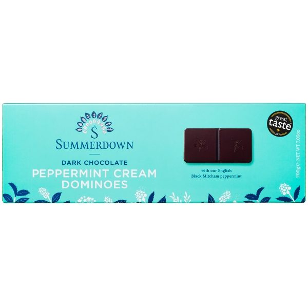 Summerdown - Dark Chocolate Peppermint 'DOMINOES' (8x200g)