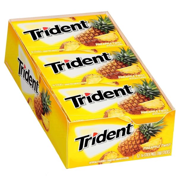 Trident - Gum 'Pineapple Twist' 14pcs (12's)
