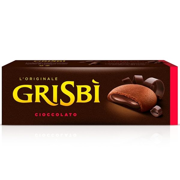 Vicenzi - 'Grisbi' Double Chocolate Cream Biscuits (12x150g)