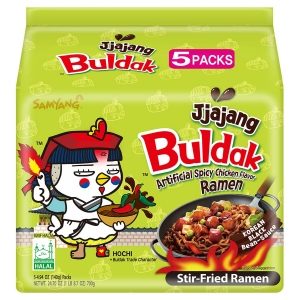 Samyang - 'Multipack' Buldak JJAJANG Chicken Ramen (8x5x140g